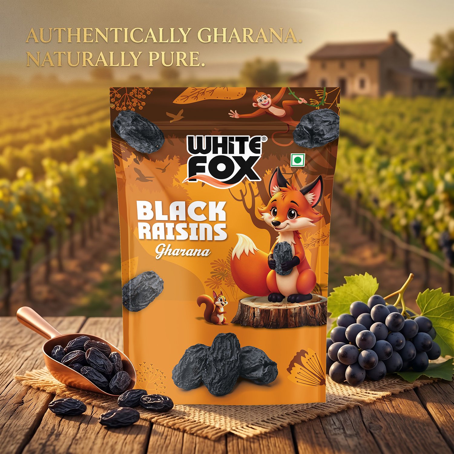 BLACK RAISIN - GHARANA